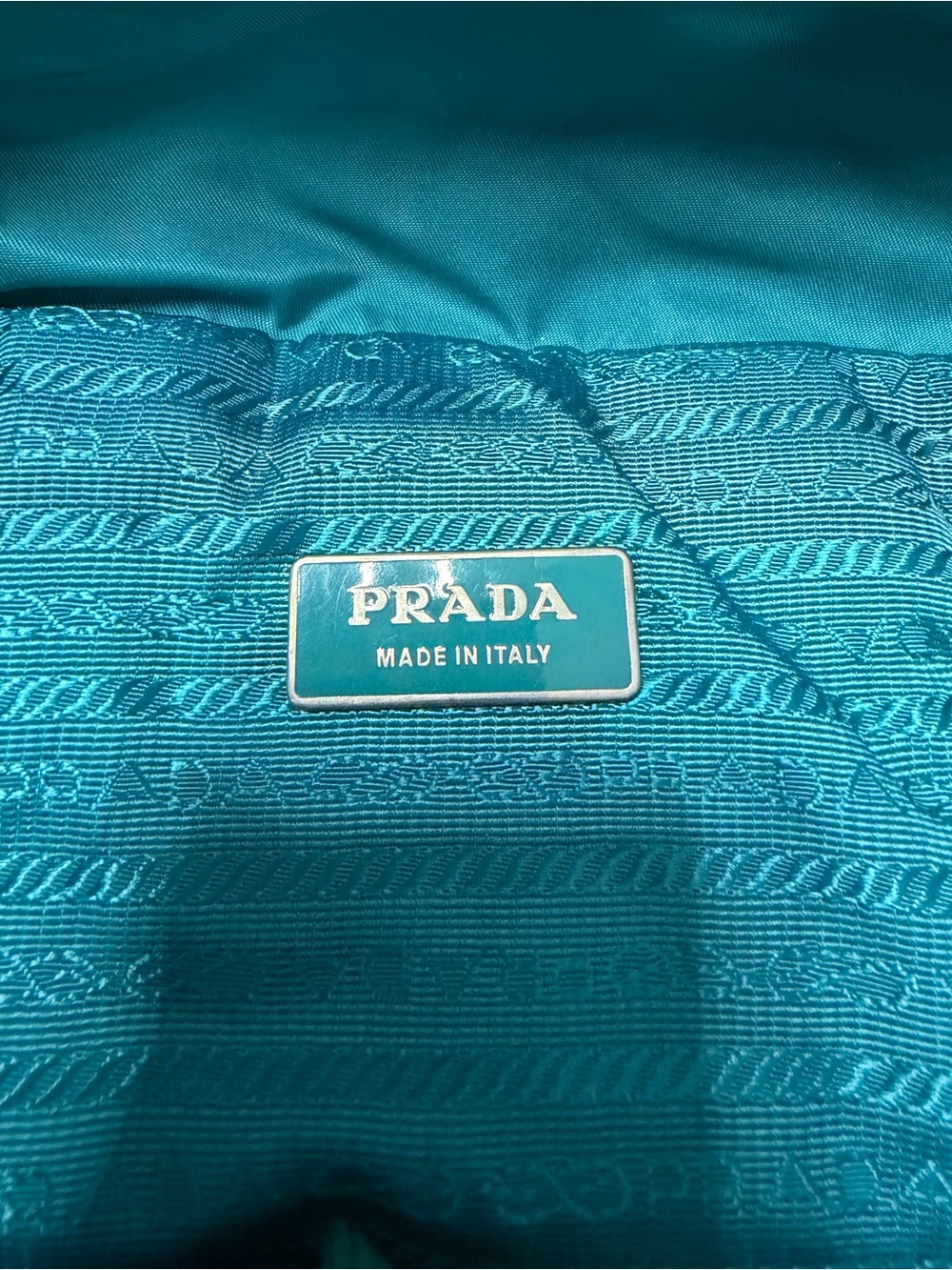Prada Teal Nylon Buckle Backpack - Picture 5 of 9